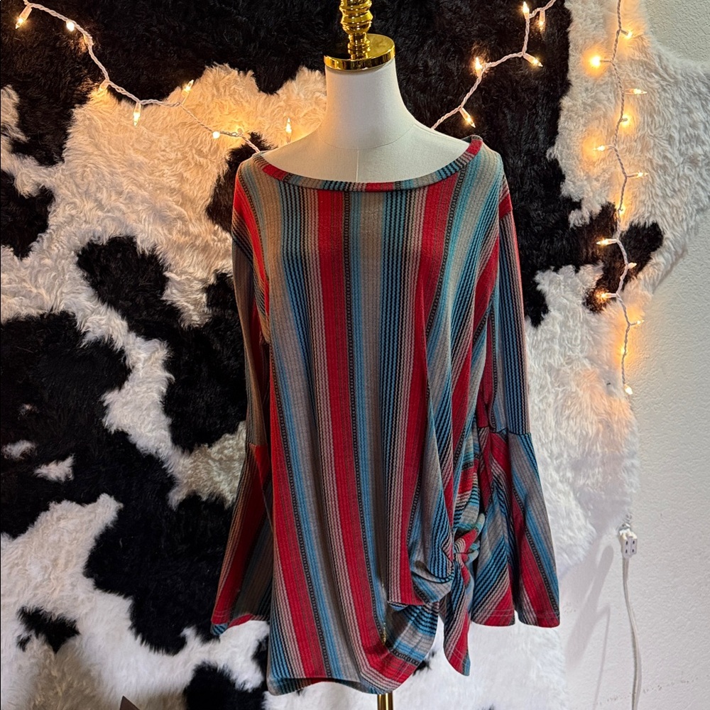 Striped Multicolor Women's Top
